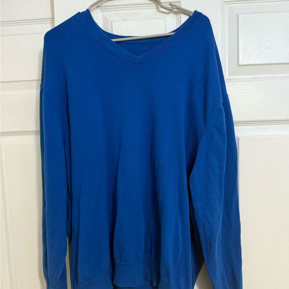 Blue vintage plus size sweater